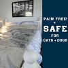 Pet Repellent Mat – Non-Electric Cat and Dog Deterrent for Furniture, 56" x 72" – Reversible Mylar and Fabric Design - 2 of 4
