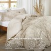 2-3 Pcs Tufted Boho Comforter Set Bed Set GentleSoft Farmhouse Shabby Chic Embroidery Bedding - 2 of 4