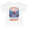 The Juniper Shop America Summer Of Liberty Distressed Toddler Short Sleeve Tee - 2 of 4