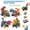 Acoinel 5 Pack Take Apart Dinosaur Toys, STEM Construction Building Kids Toys, Children's Day Gifts, Age 3+ - 2 of 4