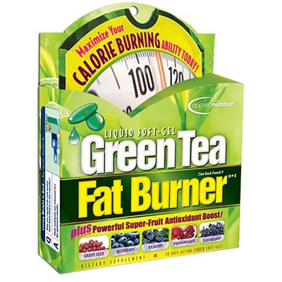 Applied Nutrition Weight Loss Supplements Green Tea Fat Burner Softgel 30ct.
