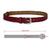 INSPIRE CHIC Women's Hollow Floral Retro Vintage Faux Leather Belt - 3 of 4