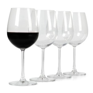 Martha Stewart Vivica 20-Ounce Stemmed Red Wine Glass Set 4-Pack - 1 of 4
