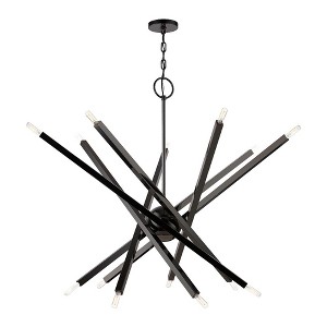 Livex Lighting Monaco 14 - Light Chandelier in  Black Chrome - 1 of 1