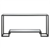 64 in. Black Bronze Console Table - Henn&Hart - 2 of 4