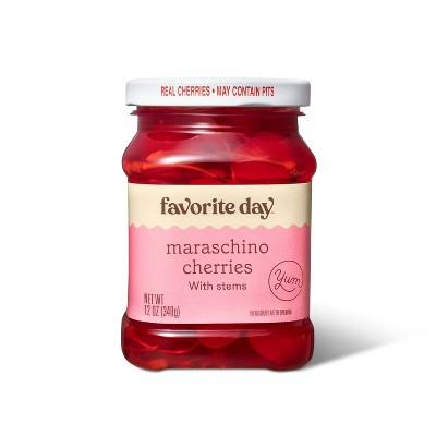 Maraschino Cherries With Stems - 12oz - Favorite Day™ : Target