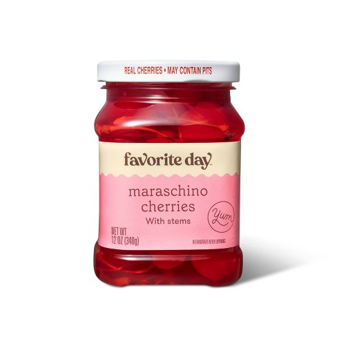 Maraschino Cherries with Stems - 12oz - Favorite Day™ - image 1 of 3