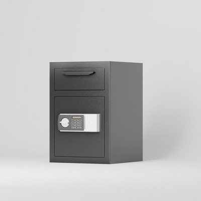 HANPURE Carbon Steel Digital Depository Safe with Electronic Code Lock and Deposit Slot for Home, Hotel, Restaurant, and Office