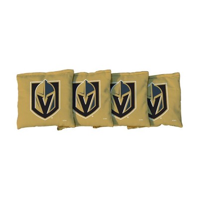 NHL Vegas Golden Knights Corn-Filled Cornhole Bags Gold - 4pk