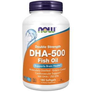 DHA 500 mg by Now Foods  -  180 Softgel - 1 of 3