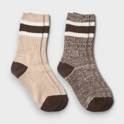 Canada Weather Gear Women's 2-Pack Crew Boot Socks - Super Soft, Warm and Cozy Socks for Women, Size 4-10