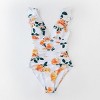 Women's Ruffled Lace Up One Piece Swimsuits - Cupshe - 2 of 3