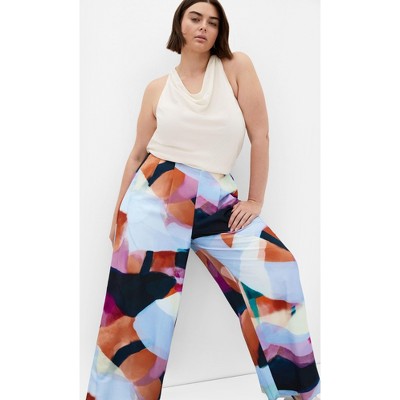 Women's Plus Size Aspect Level Pant - print | CITY CHIC