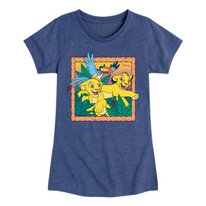 Girls' - Disney - The Lion King Fitted Short Sleeve Graphic T-Shirt - 1 of 3