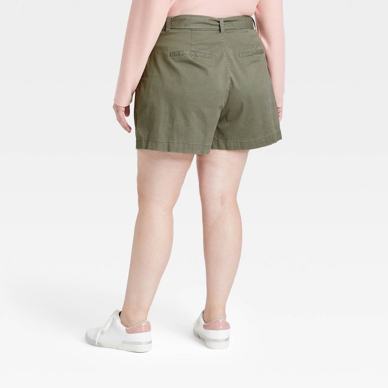 Women's High-Rise Pleat Front Shorts - A New Day™, 2 of 10