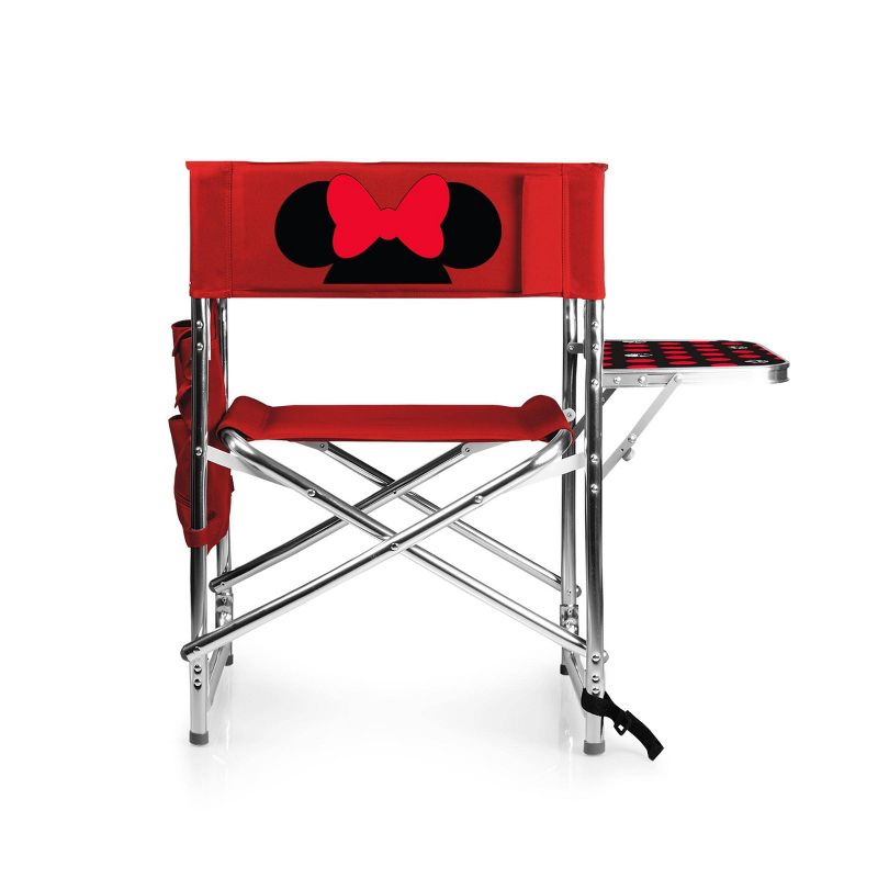 Picnic Time Disney Minnie Mouse Folding Camping Sports Chair - Red, 3 of 11