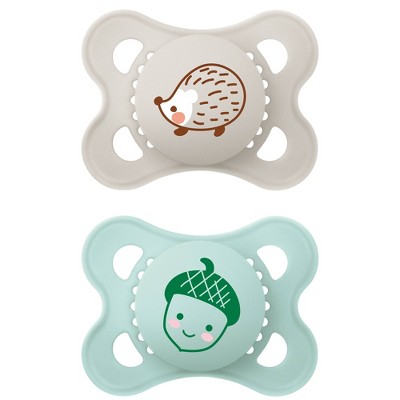 MAM Matte Original Deco Pacifier - 0-6 Months - Unisex - 2pc