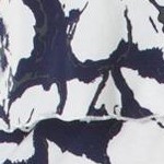 dark navy floral