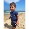 Gender Neutral Boy's Camborne Henley Romper - ME & HENRY - image 3 of 3