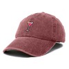 Dalix Cosmo Embroidered Cap Cotton Cosmopolitan Baseball Cute Cool Dad Hat Womens - 4 of 4
