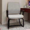 JUJABU Minimalist Modern Office Chair with Metal Frame, Soft Comfort, Home & Office Friendly - 3 of 4