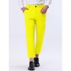 Lars Amadeus Men's Cropped Dress Business Pants Straight Fit Flat Front Suit Trousers - 2 of 4