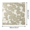 Elerevyo Women's Floral Contrast Color Silk Feeling Satin Square Scarves Bandanas 35.4" X 35.4" - 3 of 4