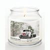 Courtside Market Snowy Christmas Truck Sugar Cookie 18oz Soy Wax Candle Glass Jar & Lid - 2 of 3