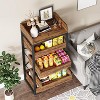 Tribesigns 5-Tier Wood Utility Storage Rack, Fruit Snack Basket Stand - image 3 of 4