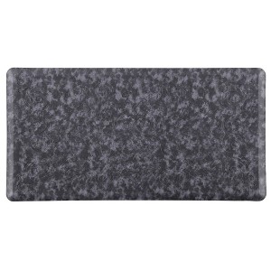 J&V TEXTILES Medallion Embossed Anti-Fatigue Stain-Resistant Cushioned Floor Mats - 1 of 4