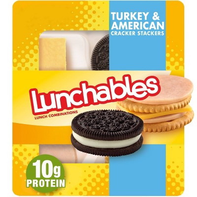 Oscar Mayer Lunchables Turkey & American Cheese Cracker Stackers - 3.4oz