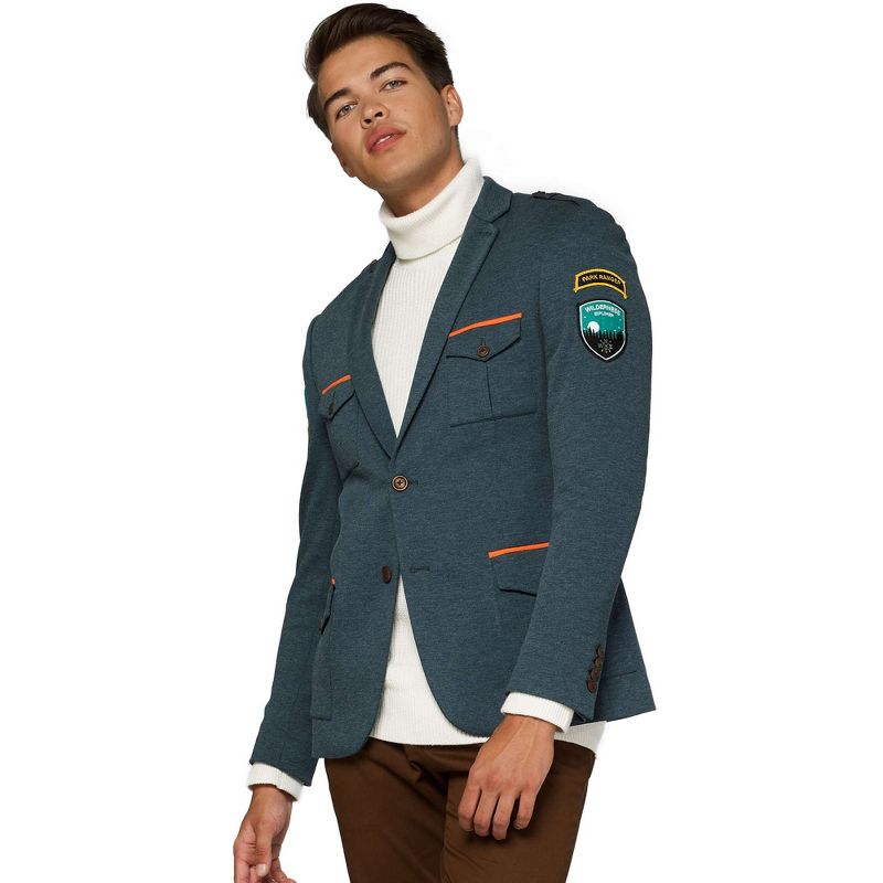 OppoSuits Deluxe Men's Blazer - Casual Printed Men's Jackets, 1 of 5