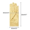 INSPIRE CHIC Women's Satin Faux Pearl Sembellished Full Finger Gloves - 2 of 4