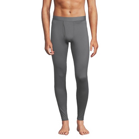 Lands' End Men's Stretch Thermaskin Long Underwear Pants Base Layer - Large  - Warm Graphite : Target