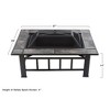 Nature Spring Outdoor Fire Pit - Black Tile Surround - image 4 of 4