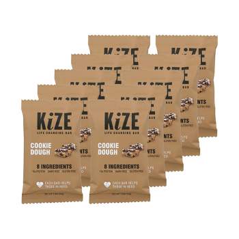Kize Cookie Dough Energy Bar - 10 bars, 1.5 oz