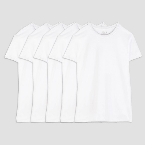 Loodgieter Duiker vertegenwoordiger Fruit Of The Loom Men's 5pk Coolzone Crew-neck T-shirt - White : Target