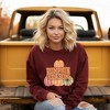 Simply Sage Market Women's Graphic Sweatshirt Pumpkin Season Distressed - 2 of 4