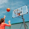 54" Adjustable Basketball Hoop, 7.6–10 ft Portable Backboard System with Wheels & Fillable Base - 2 of 4