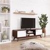 Ren Home Leva Scandinavian-Style TV Stand with Shelves - 4 of 4