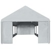 vidaXL Party Tent Grey Polyethylene, Steel 13.1 x 26.2 ft - 3 of 4