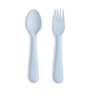 Mushie Dinnerware Fork and Spoon Set - 1 of 4