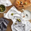 Martha Stewart Modern Waffle Kitchen Towel Set 6-Pack - 2 of 3