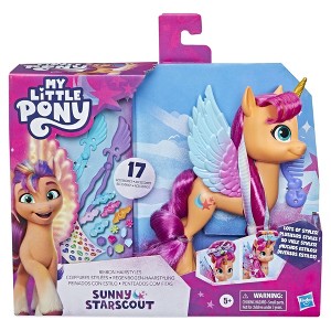 My Little Pony Toys: Make Your Mark Toy Ribbon Hairstyles Sunny Starscout, 6-Inch Pony - 1 of 1
