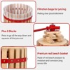 WhizMax Manual Fruit Wine Press, Wood Steel Fruit and Wine Press With T-Handle, Wine Making Press for Outdoor, Kitchen, Assembly Required - 4 of 4