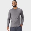 Hanes Sport Cool DRI Men's Performance Long Sleeve T-Shirt, Value 2-Pack - image 2 of 4