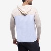 XRAY Mens Long sleeve Colorblock Hooded T-Shirt - 2 of 4