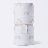 Muslin Quilt Baby and Toddler Blanket - Rainbow - Cloud Island™ - 4 of 4