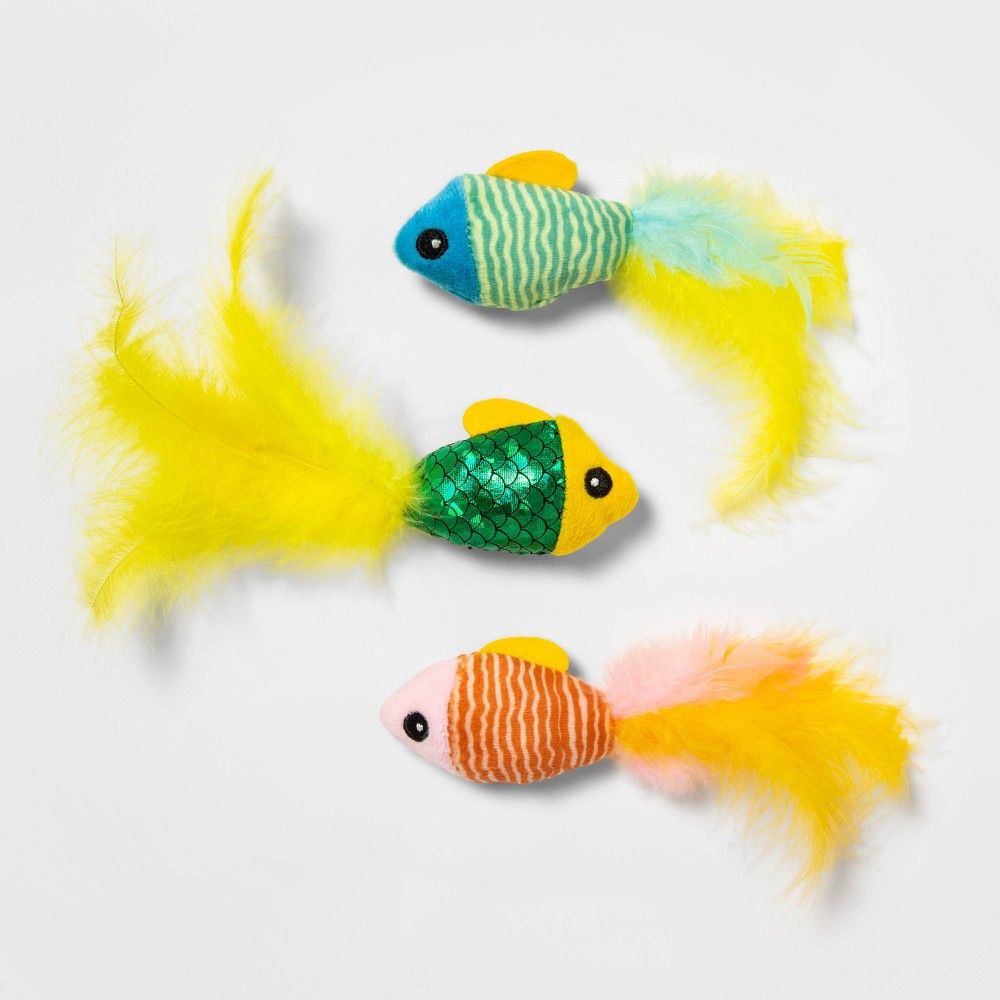 UPC 085239974032 Tropical Betta Fish Cat Toy 3pk Boots & Barkley