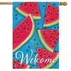 Watermelon Welcome Summer House Flag 28" x 40" Briarwood Lane - 2 of 4